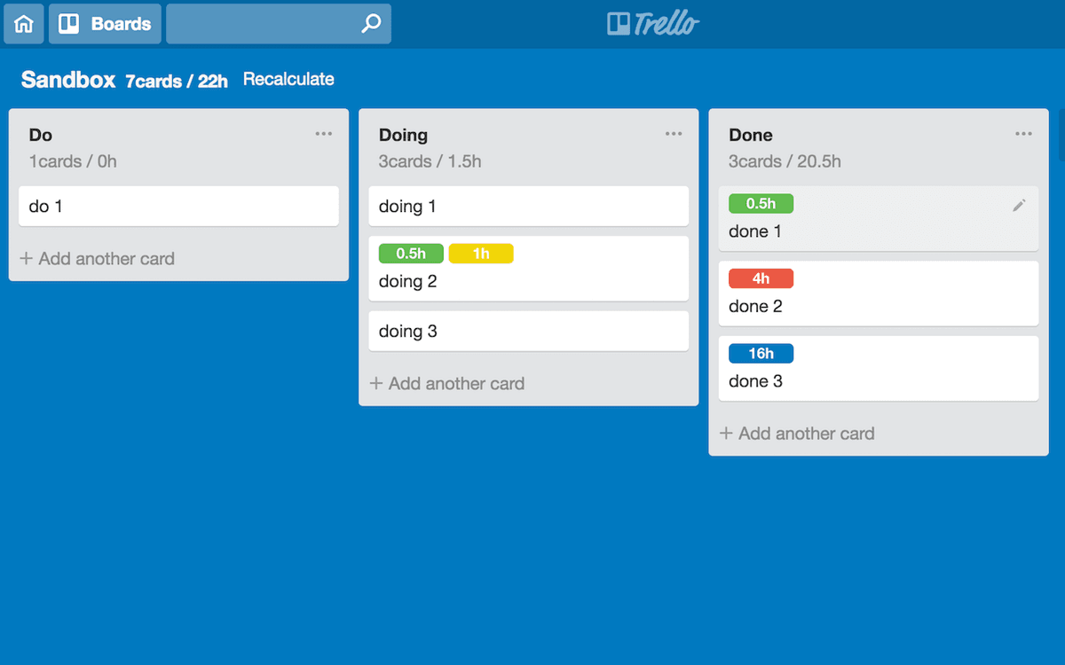 LabelCounter for Trello